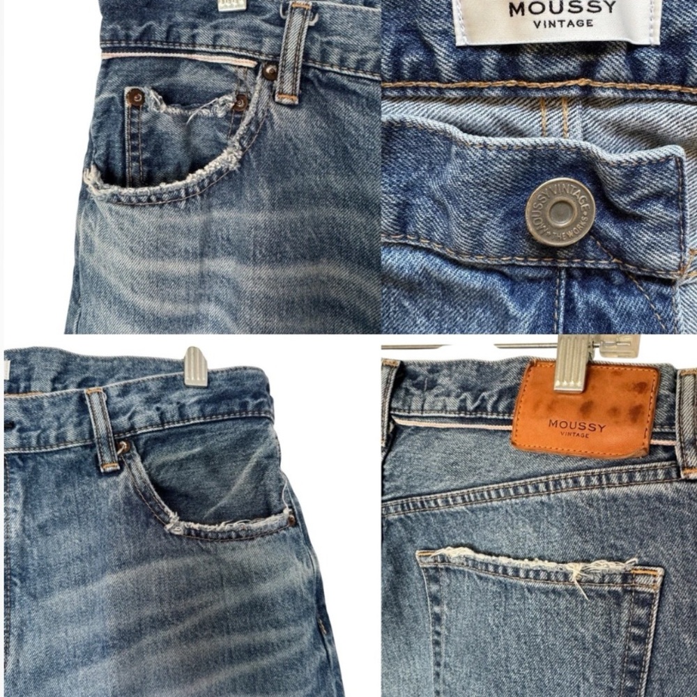 Price reduced Moussy Light Blue Straight Leg Jeans - Picture 6 of 12